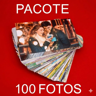 100 fotos pacote de fotos 10x15 em Oferta na Shopee