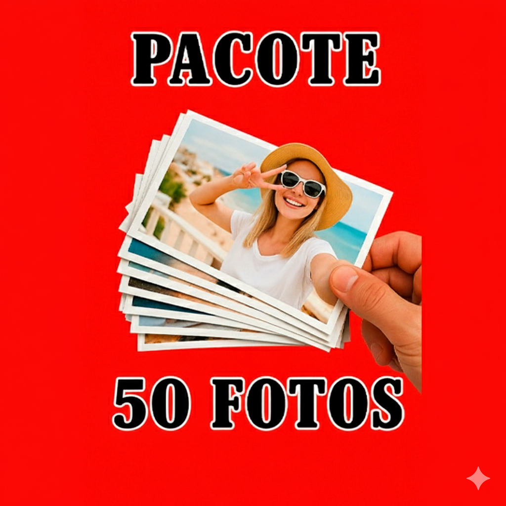 Pacote 50 fotos alta resolução - revelação