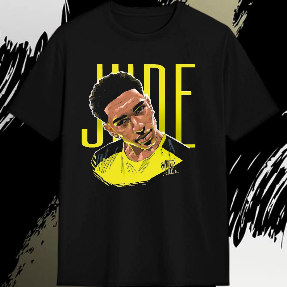 Camiseta Camisa Blusa Jogador Jude Bellinghan Borussia Lançamento Premium 100% Algodão Masculino e Feminino