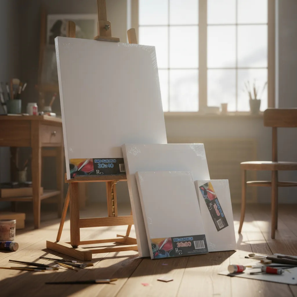 Kit Tela De Pintura 3 Tamanhos 10x20/20x30/30x40 Escolar Artístico Profissional Direto da Fábrica