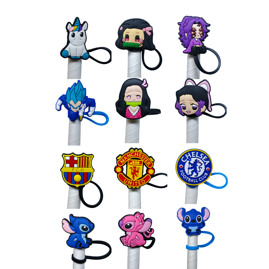 Tampa de Palha 10mm Universal Ideal Canudos de Inox, Silicone ou Plástico