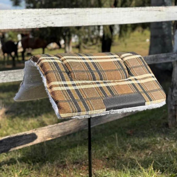 Baixeiro Manta Quarto de Milha Grossa Para Arreio Sela Americana Mangalarga Campolina Xadrez em Oferta na Shopee