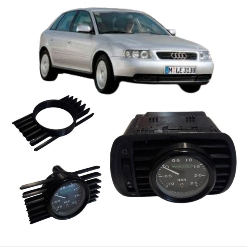 Suporte Manômetro 52mm difusor lateral Audi A3 97-06