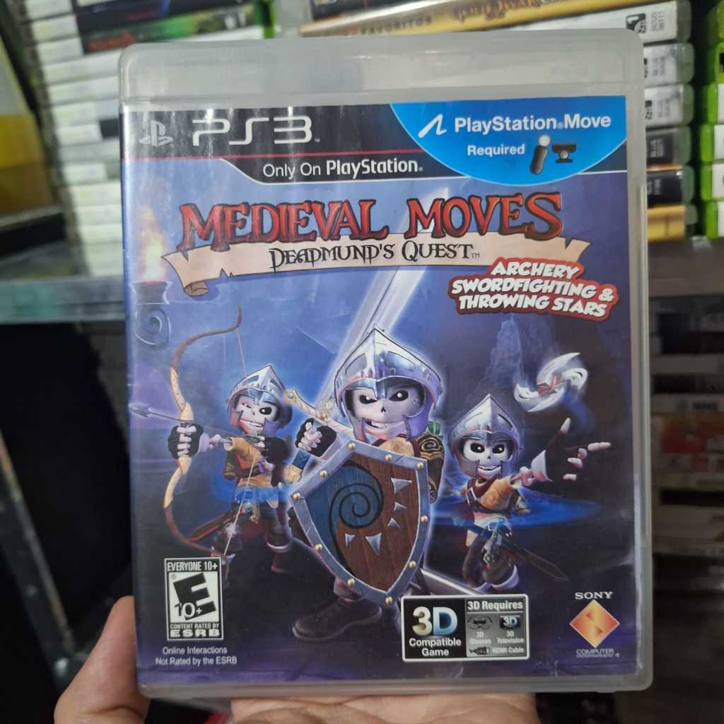 Medieval Moves: Deadmund's Quest Playstation 3 midia fisica original jogo de ps3 usado