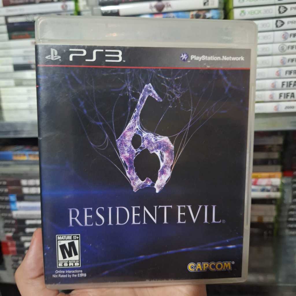 Resident Evil 6 Playstation 3 midia fisica original jogo de ps3 usado