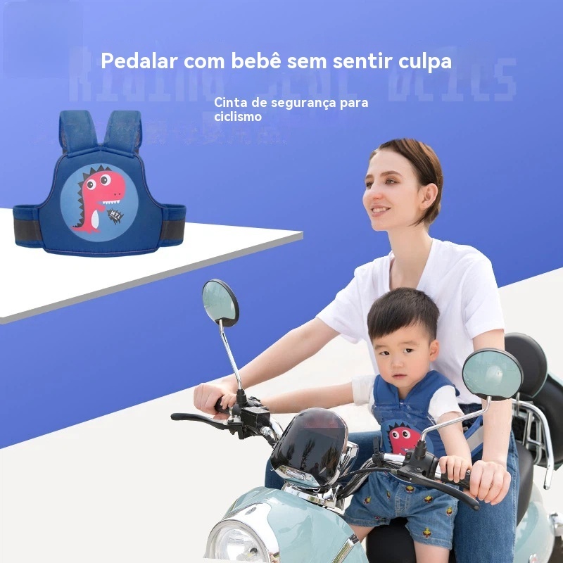 Cinto De Proteção Infantil Para Motos Elétricas Com Segurança Antqueda E Design Confortável