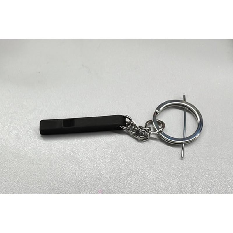 apito minimalista-apito com chaveiro-apito portátil-apito de emergência-apito de trilha-apito esportivo-chaveiro apito