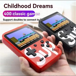 Mini Video Game Portátil Sup C/ 400 jogos + 1 Controle para 2 jogadores Console