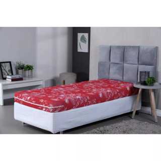 capa de colchão de solteiro de microfibra em Oferta na Shopee