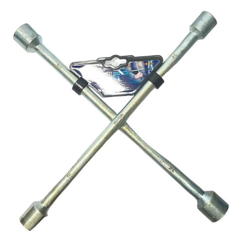 Chave De Roda Cruz Aço 4 Bocas 17 x 19 x 21 x 23 Universal Profissional Techone PW-E 1900 em Oferta na Shopee