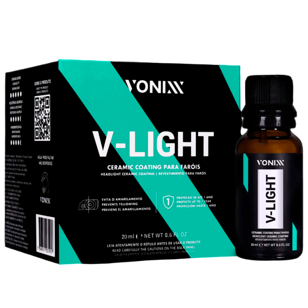 Vitrificador Restaurador Para Faróis V-light 20ml Vonixx em Oferta na Shopee