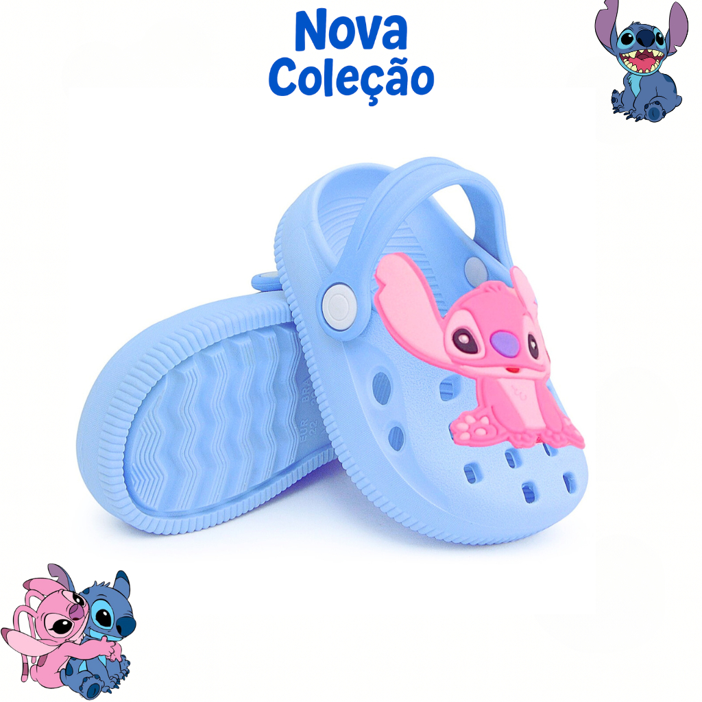 Sandália Babuche Infantil Baby Menina Rosa Confortável e Leve Feminino Cores Candy Antiderrapante