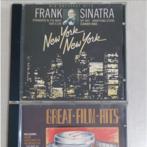 Kit 2 Cds Frank Sinatra New York New York Great Film Hits