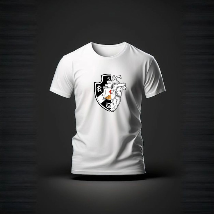 CAMISA VASCO TIME DO CORAÇÃO PERSONALIZADA PLUS SIZE P AO G4 OTIMA QUALIDADE OTIMO ACABAMENTO