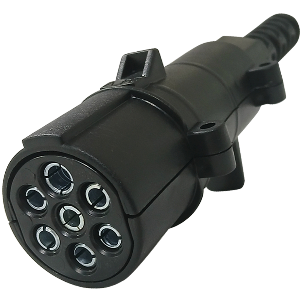 Tomada Elétrica Caminhão Carreta Macho 7 Polos 24V em Oferta na Shopee
