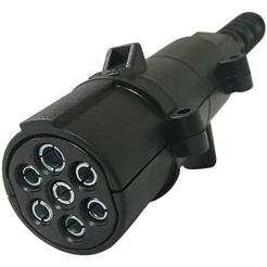 Tomada Elétrica Caminhão Carreta Macho 7 Polos 24V