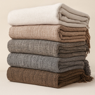 Manta Decorativa Gigante XGG 2,40x1,80m Para Sofá ou Cama  Mesclada, Macia e Elegante em Oferta na Shopee