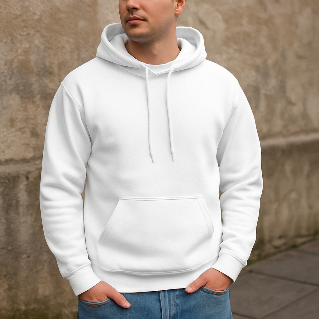 Moletom Canguru Casaco Unissex Liso Premium com Capuz e Cordão Blusa de Frio Quentinha Básica Flanelada Promoção Top