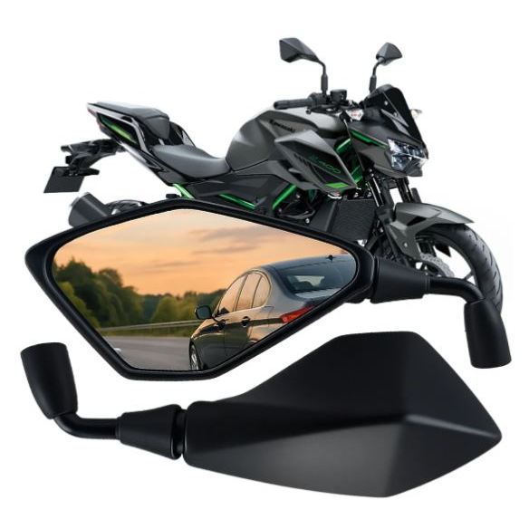 RETROVISOR Z400 HASTE CURTA REBAIXADO 90º (HONDA) CATIIMOTO REF: CMR-043  CR