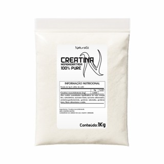 Creatina Monohidratada 100% Pura 1Kg com Laudo em Oferta na Shopee