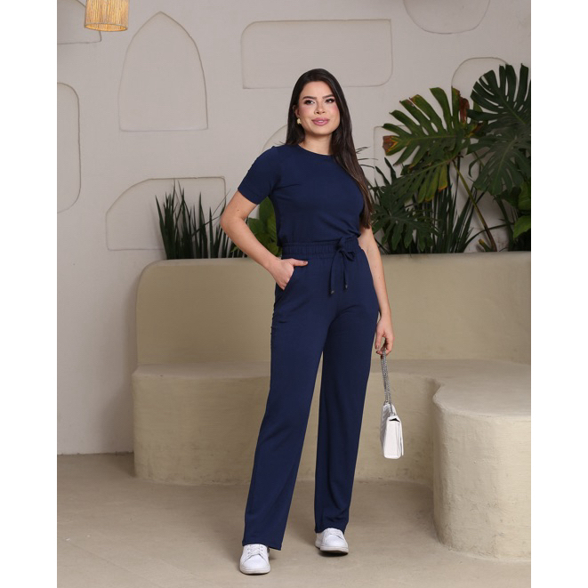 Conjunto Feminino Calça e Blusa Moletinho Premium - Elegante e Versátil em Oferta na Shopee