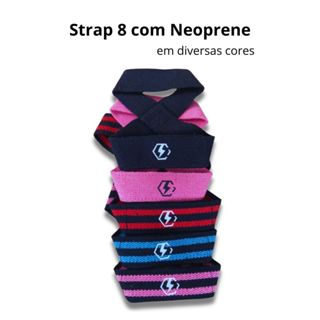 PAR Strap Oito Luva c/NEOPRENE Academia Musculação Treino Pesado em Oferta na Shopee
