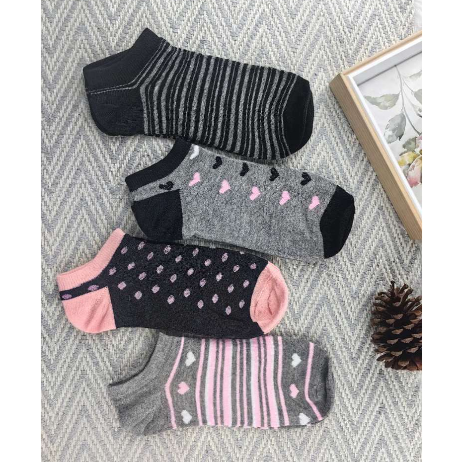 KIT COM 12 PARES DE MEIAS -PACOTE CORES VARIADAS TAMANHO 35-40