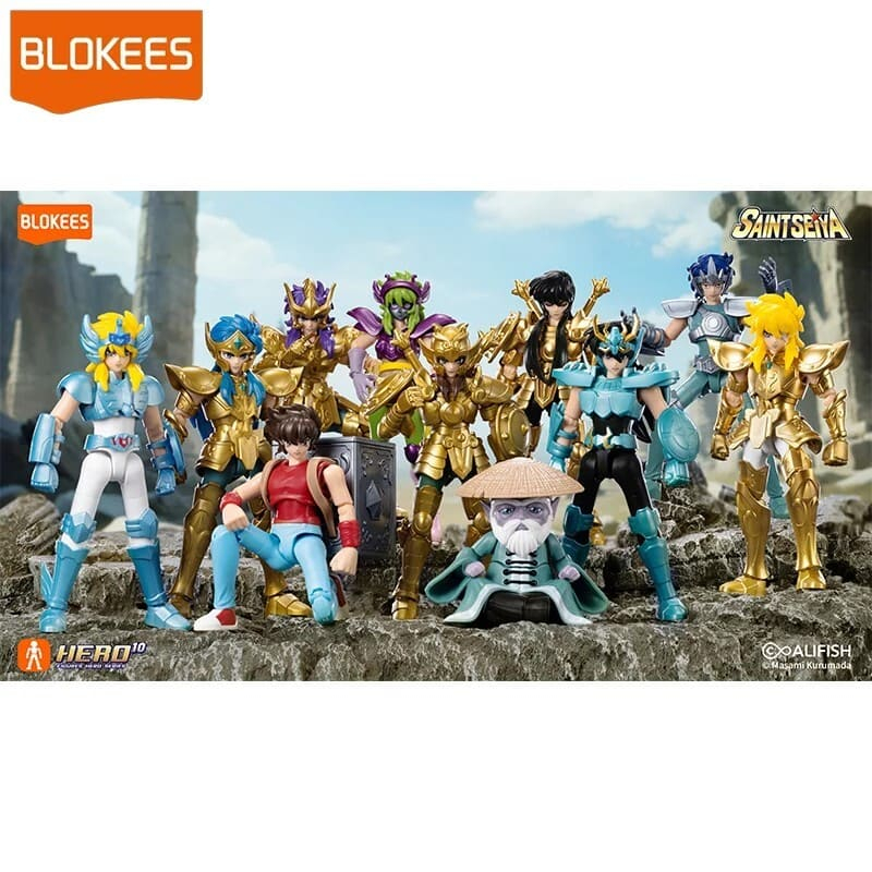 Detalhes do Cavaleiros do Zodíaco Saint Seiya Galaxy Versão 2 O Legado Cavaleiros de Ouro Blokees