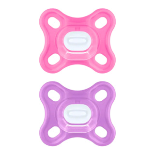 Kit 2 Chupetas Confort 100% Silicone 0-2 Meses Rosa - MAM em Oferta na Shopee