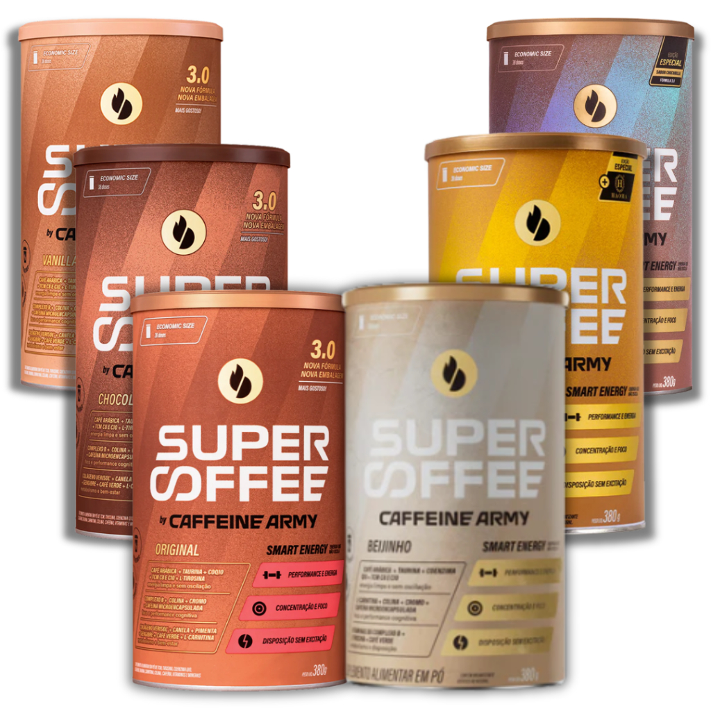 SUPERCOFFEE ORIGINAL 3.0 ENERGIA E FOCO 380G - CAFFEINE ARMY em Oferta na Shopee