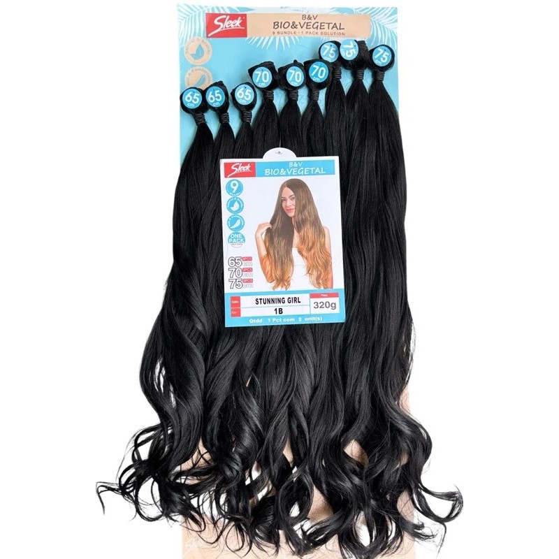 Cabelo Stunning Girl Bio Vegetal - Sleek em Oferta na Shopee
