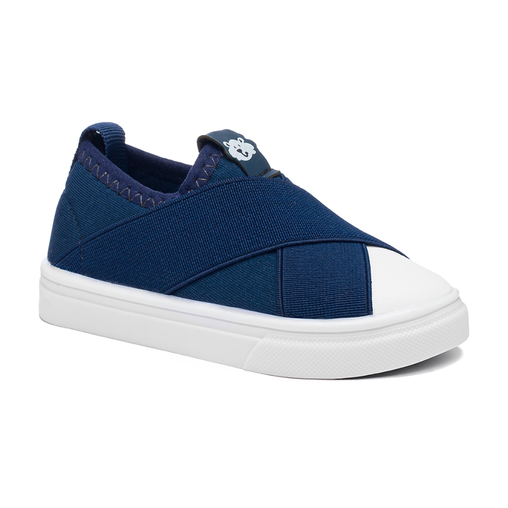 Tenis Infantil Masculino e Feminino Unissex Casual Slip On Menino Funfy 220A Calce Facil Masculino