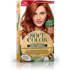 Tinta De Cabelo Soft Color Louro Acobreado 743