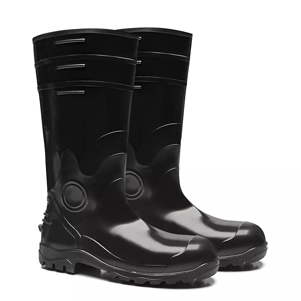 BOTA BRACOL PRETA CANO LONGO PALMILHA DE AÇO CA 35225