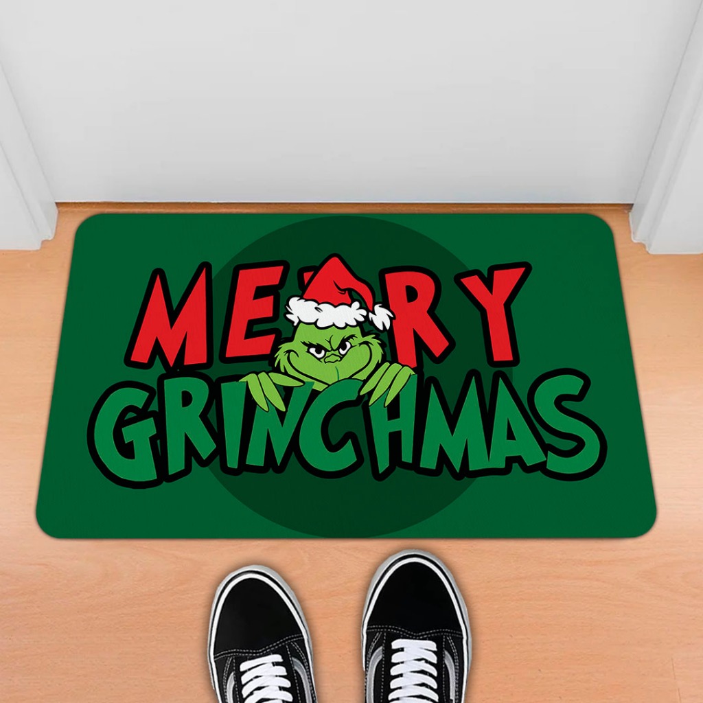 Tapete Decorativo Emborrachado - MERRY GRINCHMAS NATAL