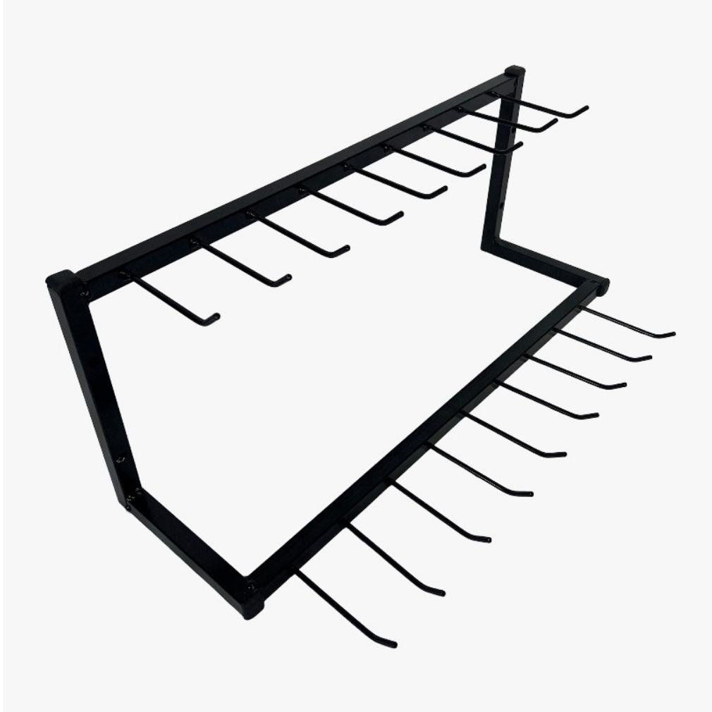 Expositor de Cintos Cinteiro Duplo com 18 Ganchos – Gancheira de Parede em Aço – Cores Variadas em Oferta na Shopee