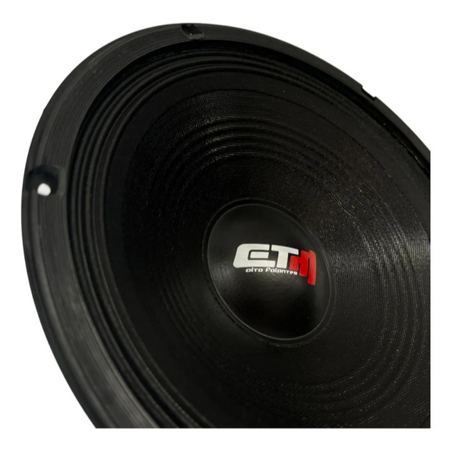 Woofer Etm 10 Polegadas Eg110 115w Rms 8 Ohms Medio Grave Cor Preto