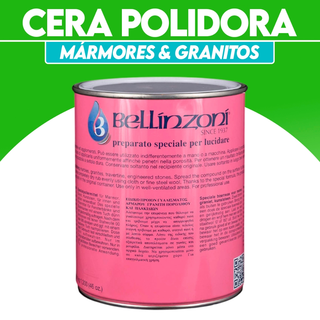 Pasta Para Polimento de Pedras em Geral Incolor 350gr Bellinzoni