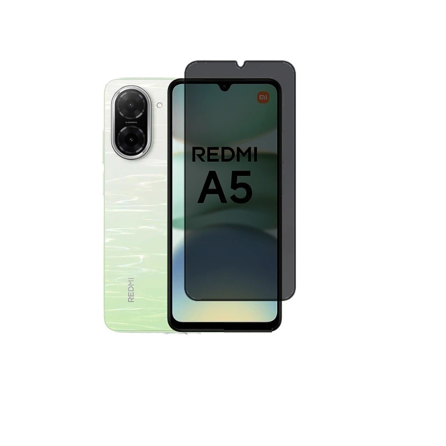 Película de vidro 3D Privativa Anti Spy para  Redmi A5 / Película de privacidade/ Privativa