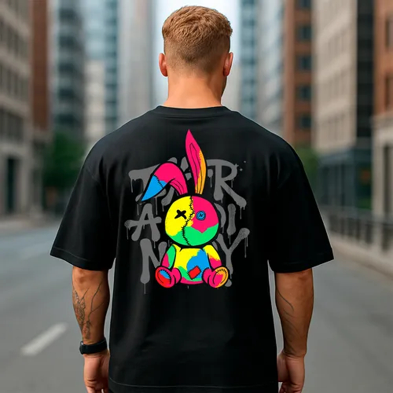 Camiseta Oversized Coelho Streatwear