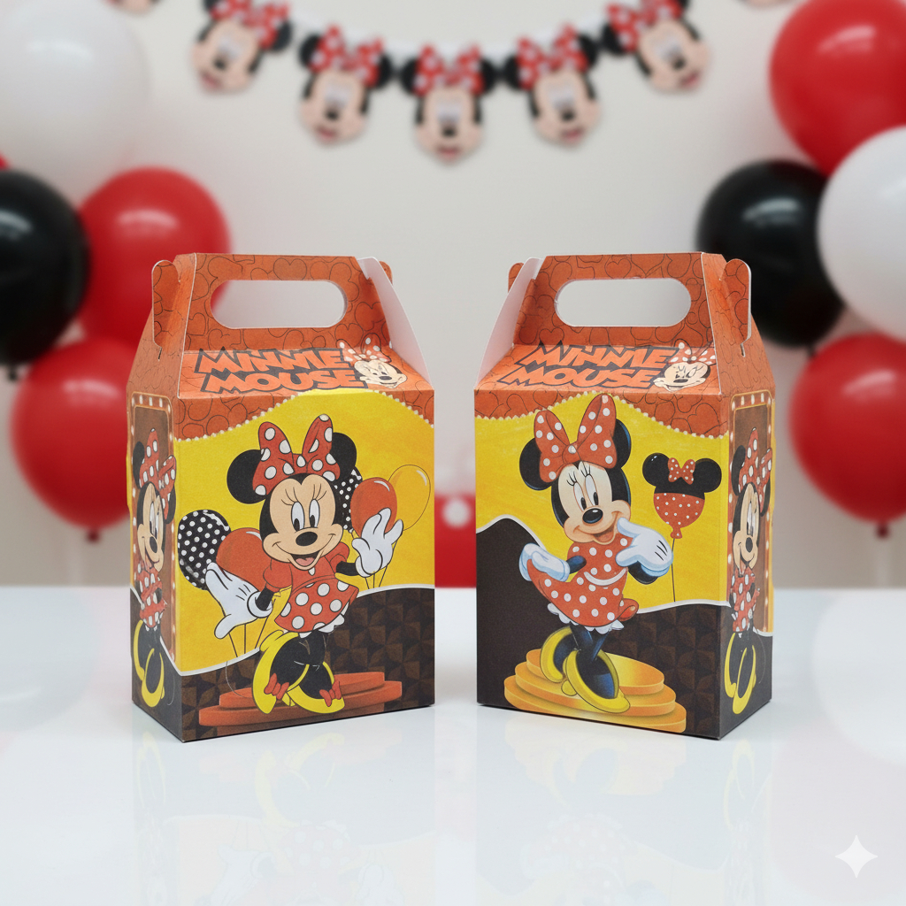 Caixinha Maleta Maletinha  Minnie / Lembrancinha Festa Aniversário e Decoração