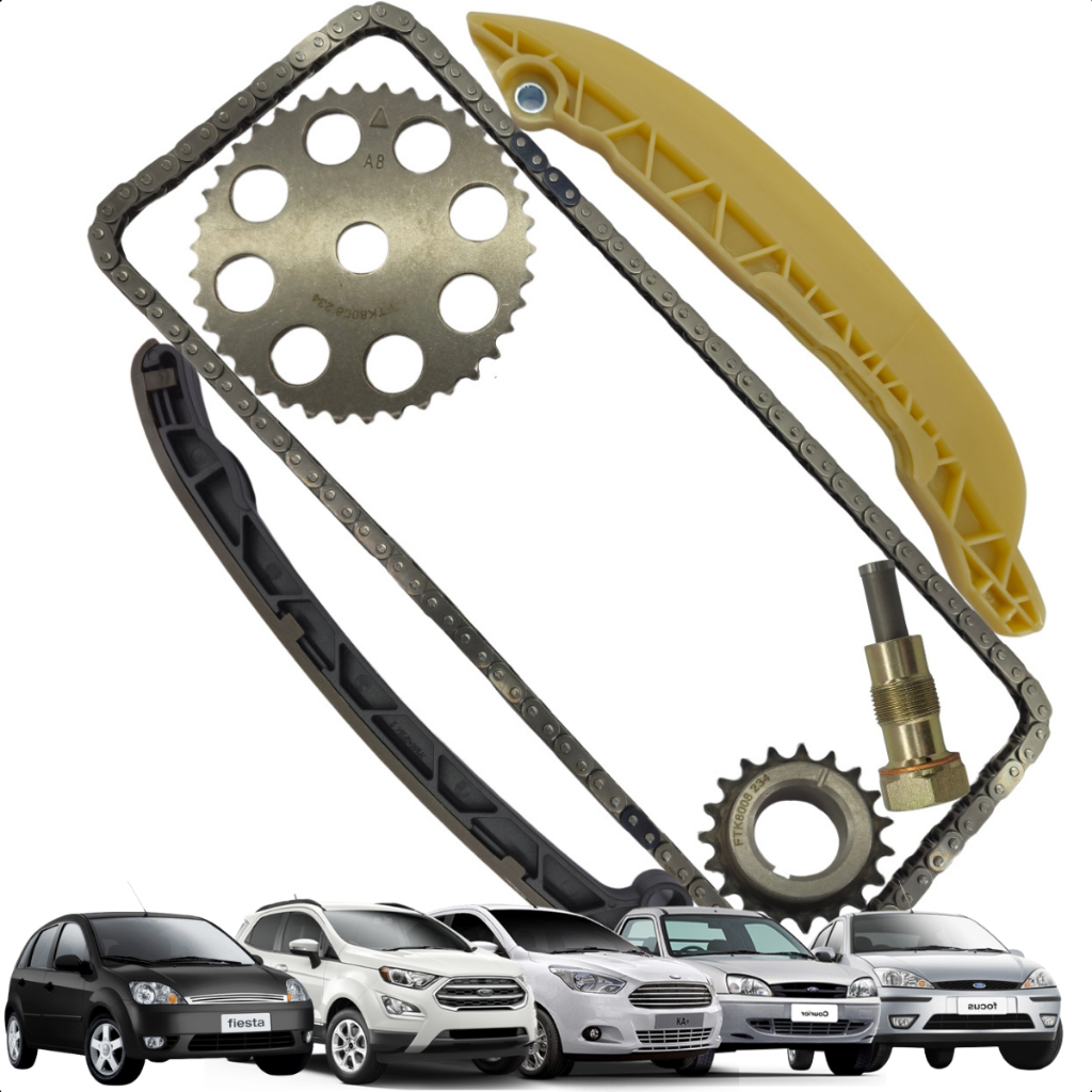 Kit Corrente Comando Ford Ka 1.0 1.6 Zetec Rocam 1997 1998 1999 2000 2001 2002 2003 2004 2005 em Oferta na Shopee