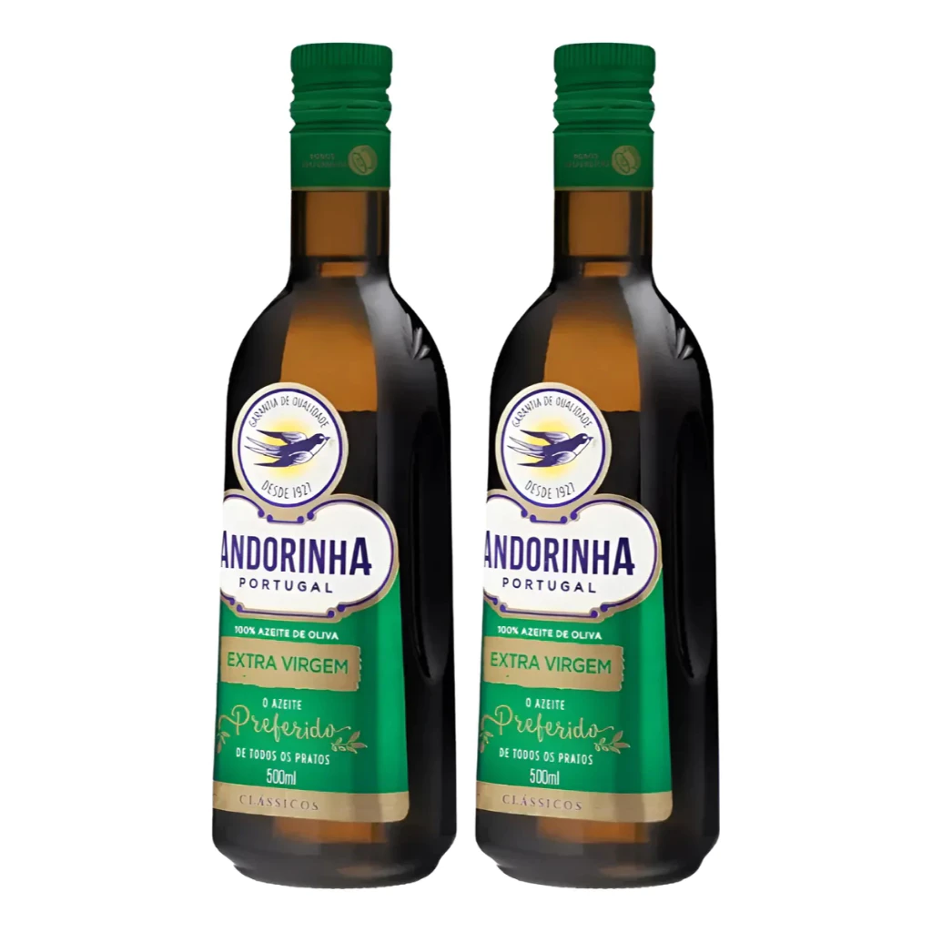 Kit Azeite De Oliva Extra Virgem Andorinha Vidro 500ml - 2 unidades — imagem 1