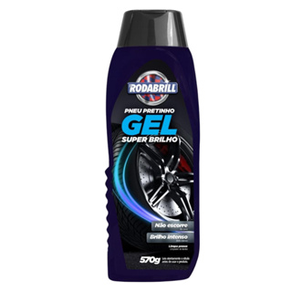 Pneu Pretinho Gel Super Brilho Rodabrill 570g ou Opção com Multi Aplicador (ESCOLHA) em Oferta na Shopee