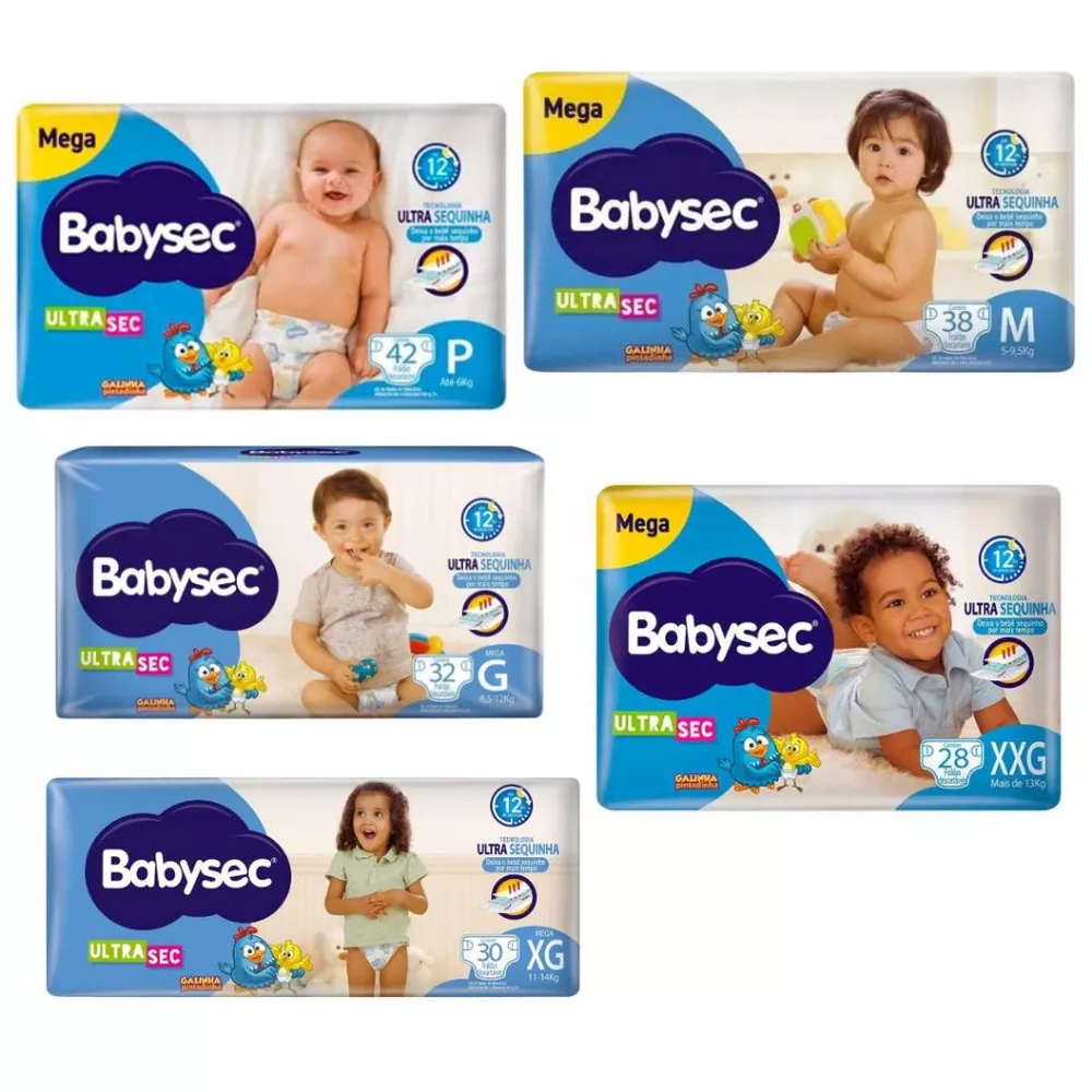 Fralda Babysec Mega Ultra Sec