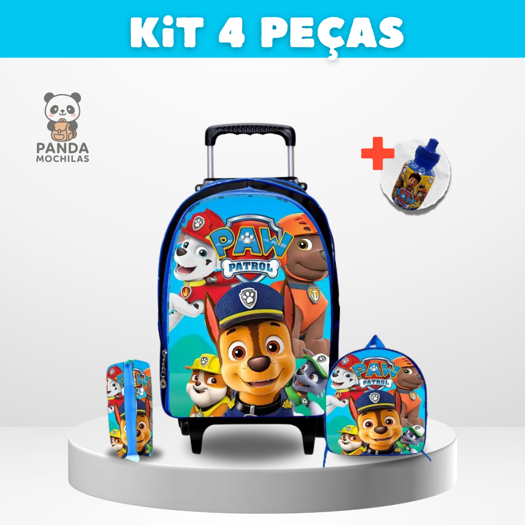 Mochila e Lancheira Infantil Masculina Patrulha Canina: Onde Comprar | BuscaProdutos
