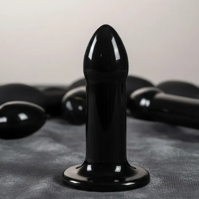 Plug Anal Gigante em PVC Flexível 28 x 7,5cm Conan Preto - 80115