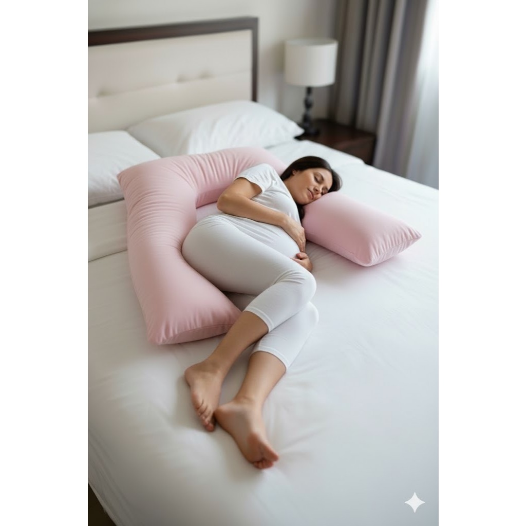 Travesseiro De Corpo Para Gestante Grávida 1,20cm x 0,70cm Fronha Com Zíper Cores Lindas