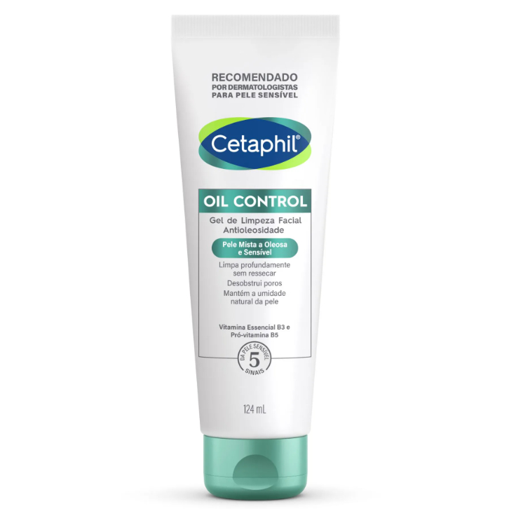 Gel de Limpeza Facial Antioleosidade Oil Control Cetaphil 124ml em Oferta na Shopee