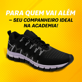 TÊNIS. Aumente Seu Desempenho: Tênis Masculino para Corrida e Academia em Oferta na Shopee